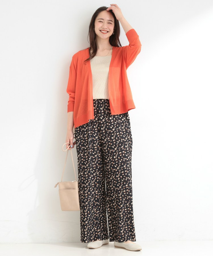 【ひんやり/洗濯機可/S-LL/選べる6色】サッと羽織るだけでこなれ見え マルチに使えるトッパーカーディガン20