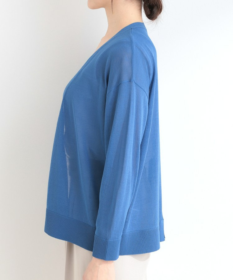 【ひんやり/洗濯機可/S-LL/選べる6色】サッと羽織るだけでこなれ見え マルチに使えるトッパーカーディガン27