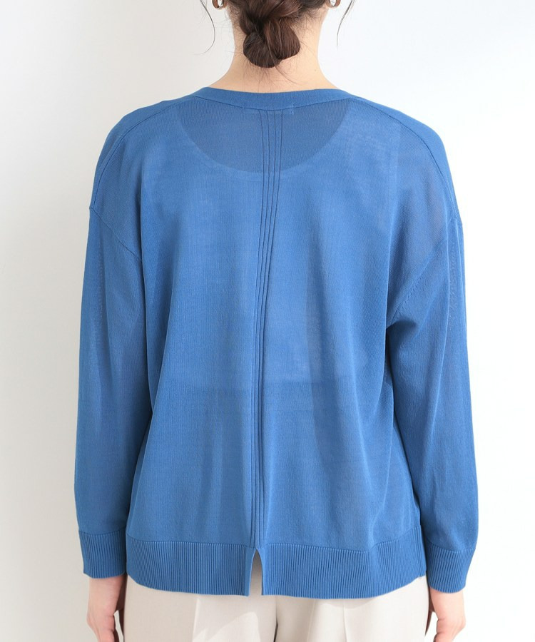 【ひんやり/洗濯機可/S-LL/選べる6色】サッと羽織るだけでこなれ見え マルチに使えるトッパーカーディガン28