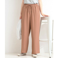 【ひんやり/UV/S-LL/セットアップ可】さらさらぷるん イージーワイドパンツ