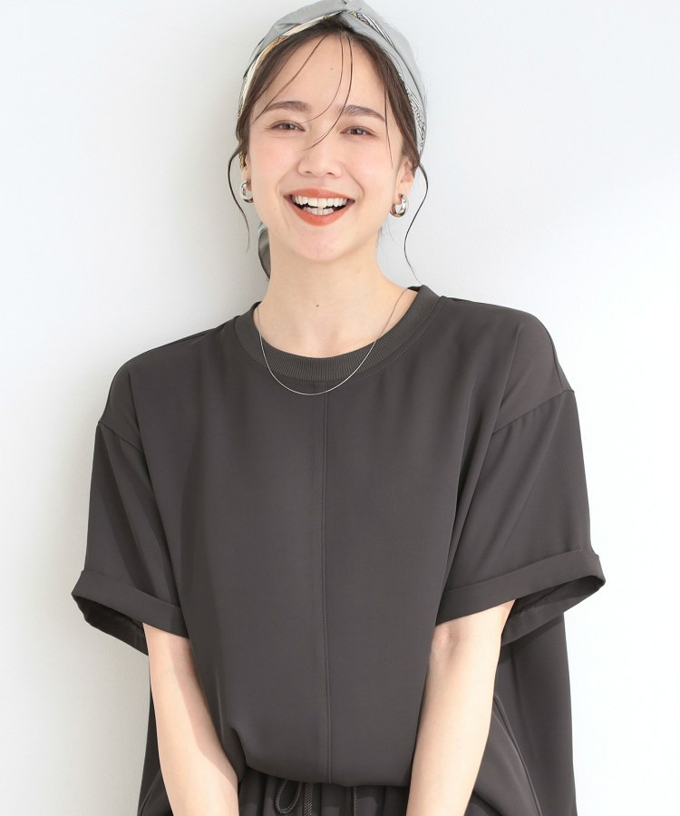 【セットアップ可/ひんやり/UV】さらさらぷるん イージートップス