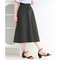 お花柄ジャカード フレアスカート