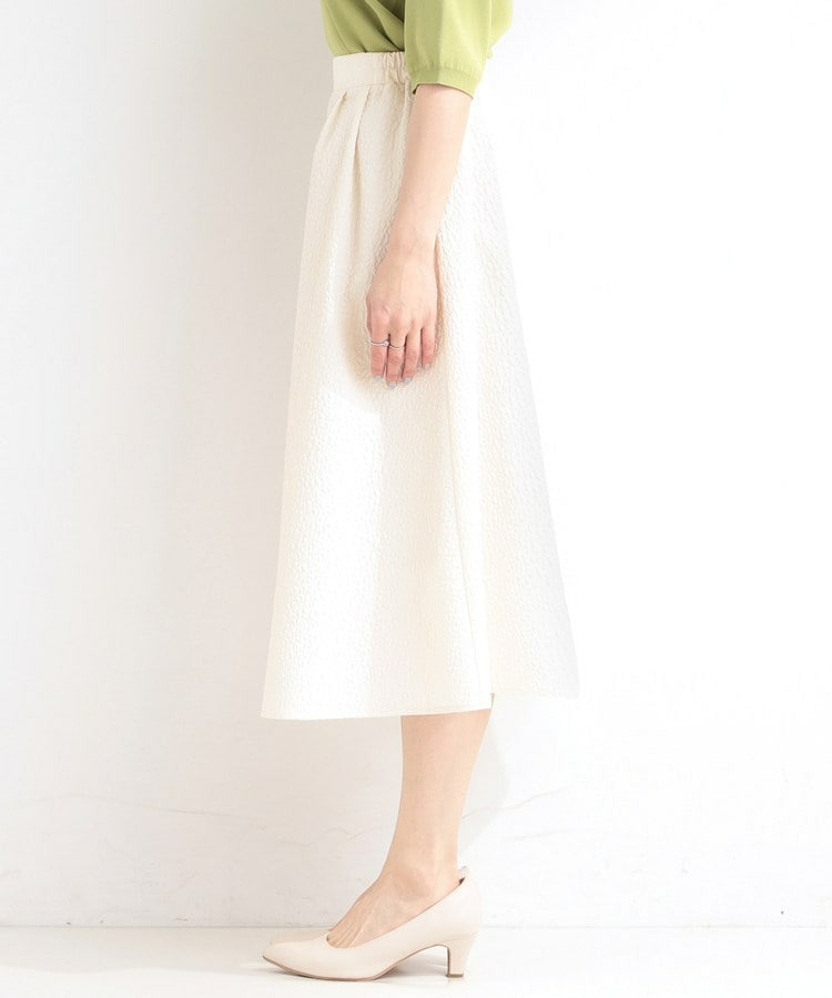 お花柄ジャカード フレアスカート11