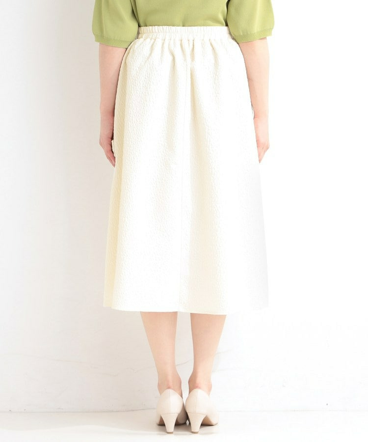 お花柄ジャカード フレアスカート12