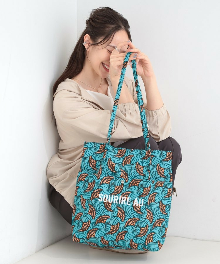 ラタプリントトートバッグ