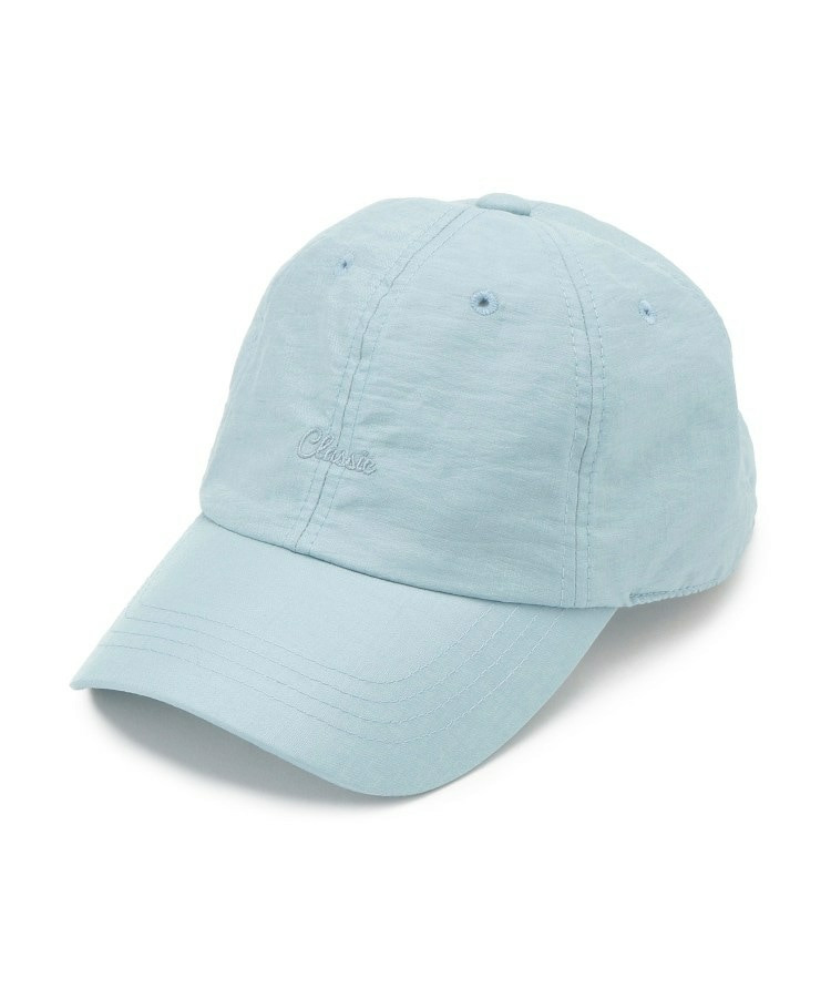 シャイニー素材キャップ