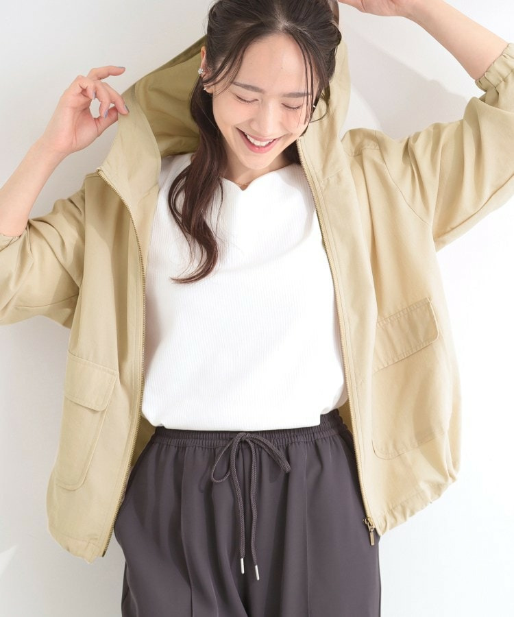 【UV】シアーフーディーブルゾン