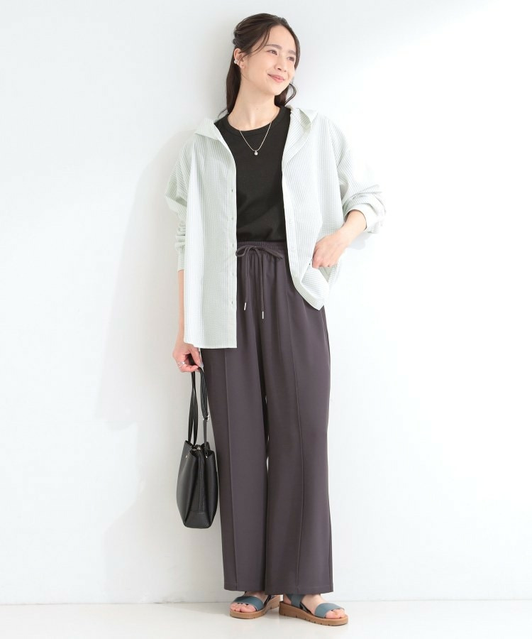 ストライプフードシャツ12