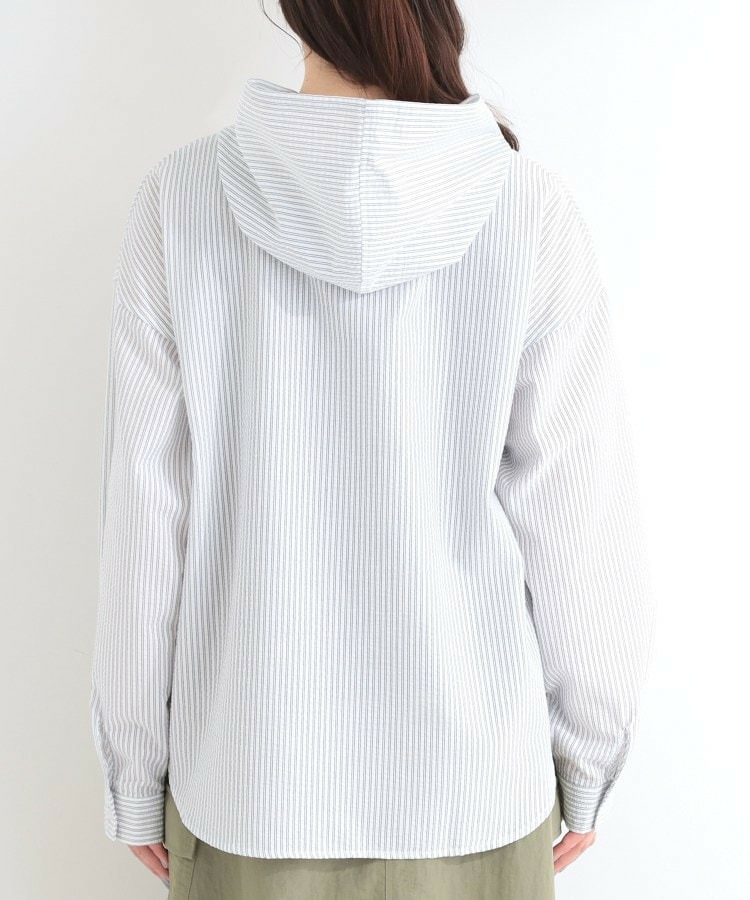 ストライプフードシャツ16