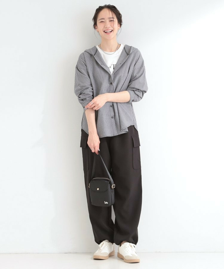 ストライプフードシャツ8