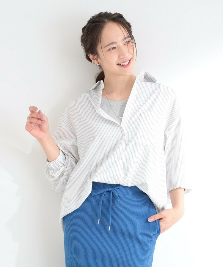 【ひんやり/UV/吸水速乾】ラッシュガード前あきシャツ