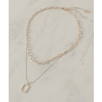 【3WAY】2連チェーンネックレス