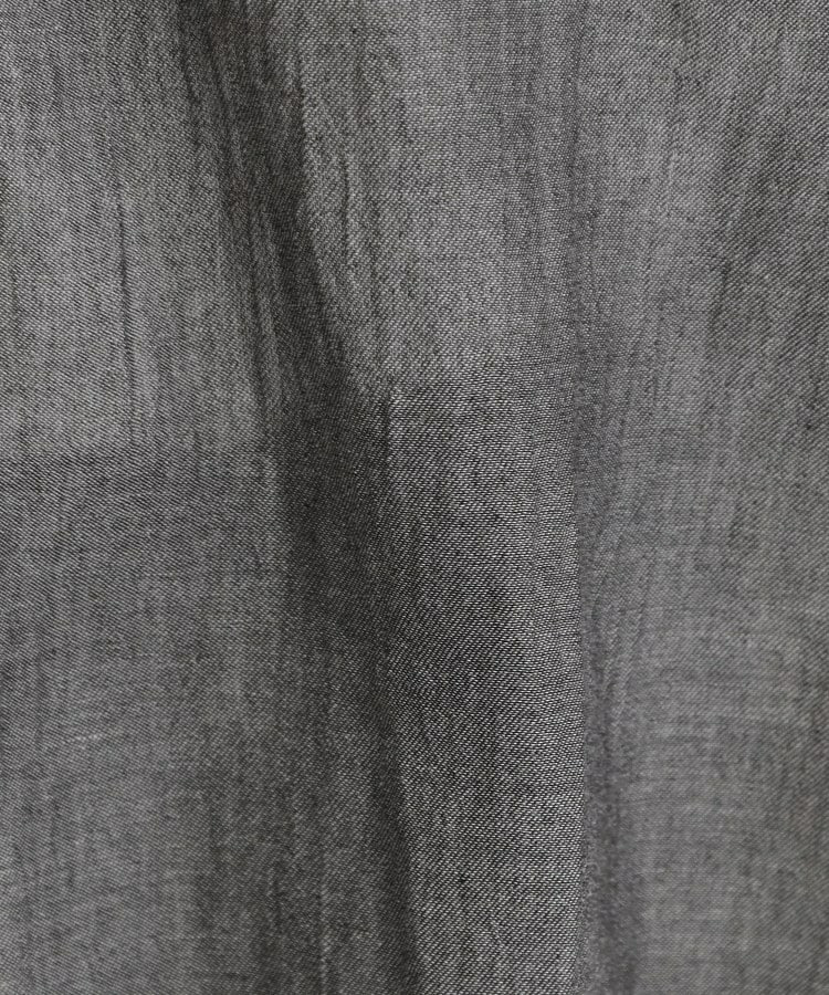 【UV/体型カバー/S-LL/綿100%】優しく透ける 柔らかシアーデニムシャツ5