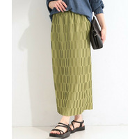 【S-LL/洗濯機可】変形プリーツで差が付く ナロースカート