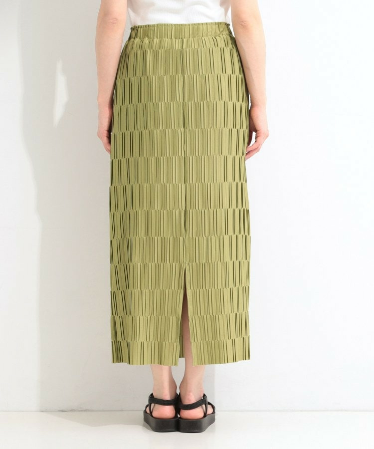 【S-LL/洗濯機可】変形プリーツで差が付く ナロースカート12