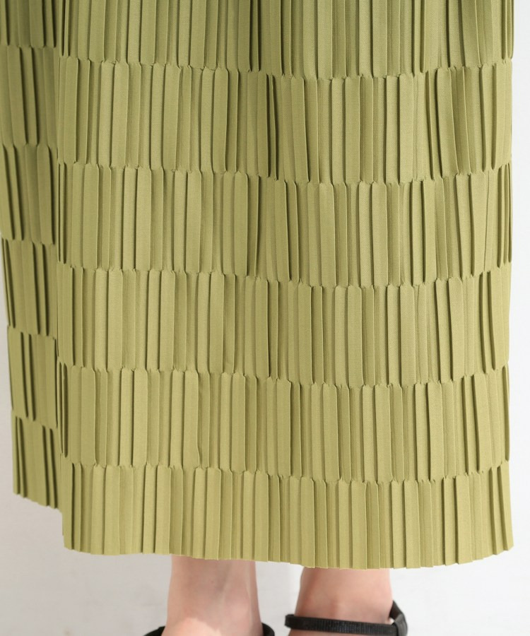 【S-LL/洗濯機可】変形プリーツで差が付く ナロースカート14