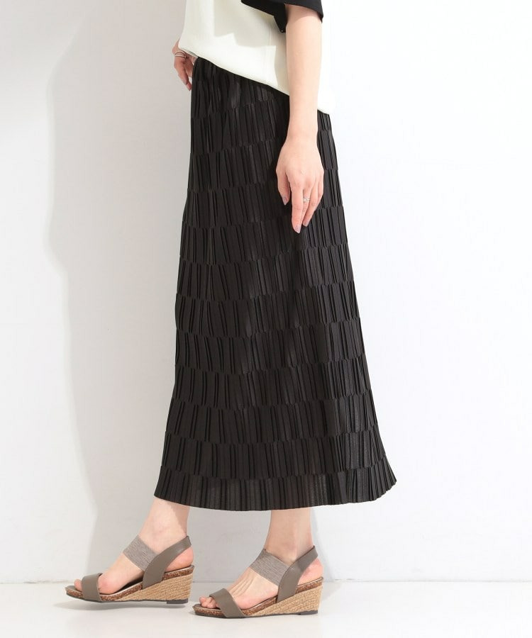 【S-LL/洗濯機可】変形プリーツで差が付く ナロースカート3