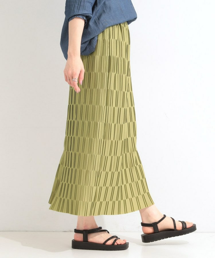 【S-LL/洗濯機可】変形プリーツで差が付く ナロースカート7