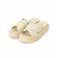 厚底クロスサンダル