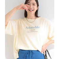 【洗濯機可/S-LL/選べる6柄】切りっぱなしお袖がこなれカジュアル 5分袖シアーTシャツ