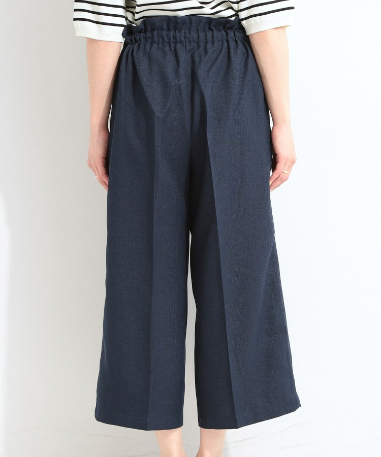 【S-LL】ロープベルトが爽やか ガウチョパンツ16