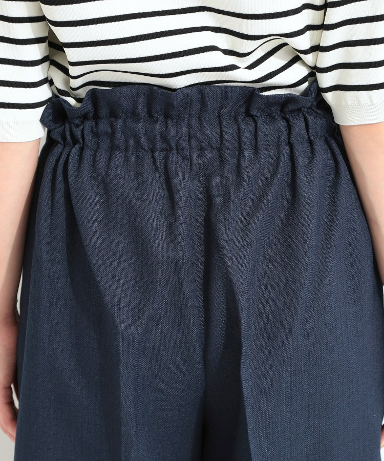 【S-LL】ロープベルトが爽やか ガウチョパンツ18