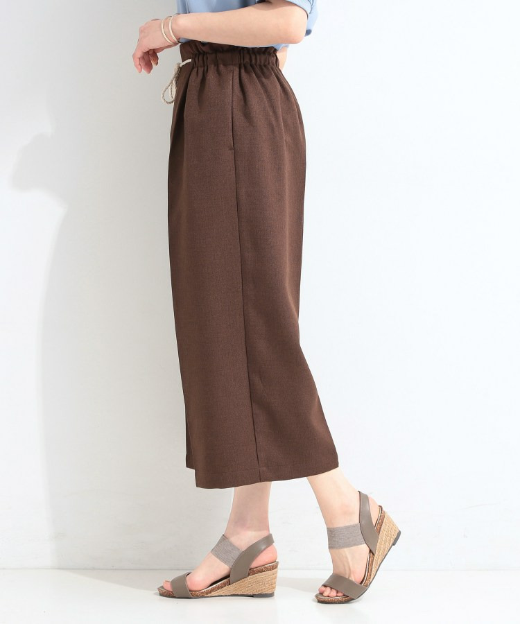 【S-LL】ロープベルトが爽やか ガウチョパンツ4