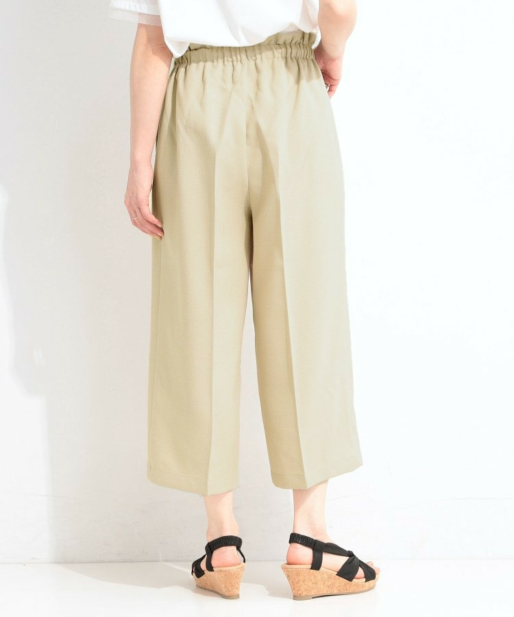 【S-LL】ロープベルトが爽やか ガウチョパンツ8