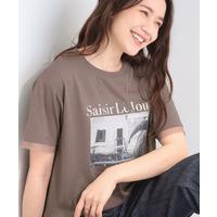 【ひんやり/S-LL/洗濯機可】色・柄選べる お袖チュールレイヤード プリントアソートTシャツ