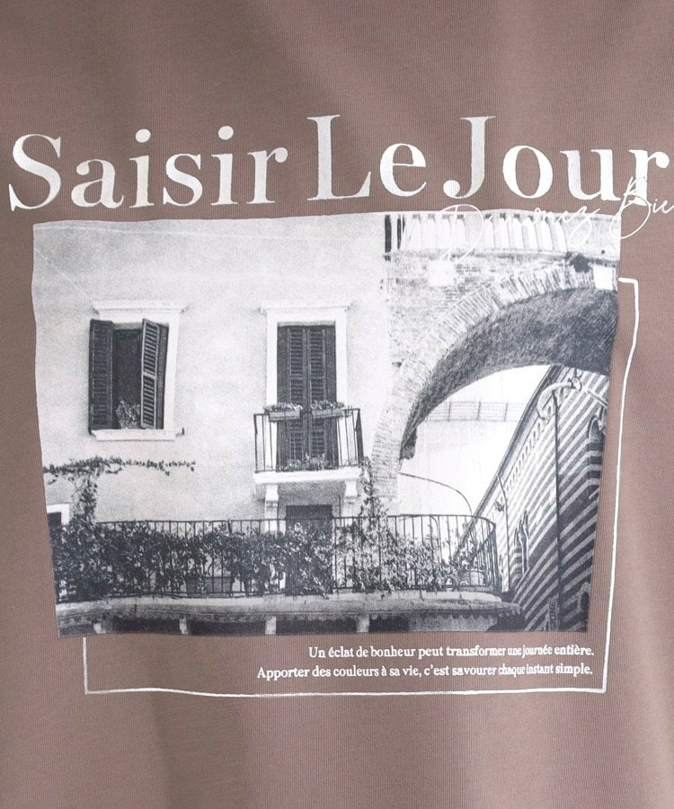 【ひんやり/S-LL/洗濯機可】色・柄選べる お袖チュールレイヤード プリントアソートTシャツ25