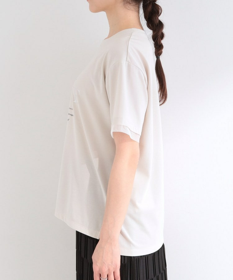 【ひんやり/S-LL/洗濯機可】色・柄選べる お袖チュールレイヤード プリントアソートTシャツ27