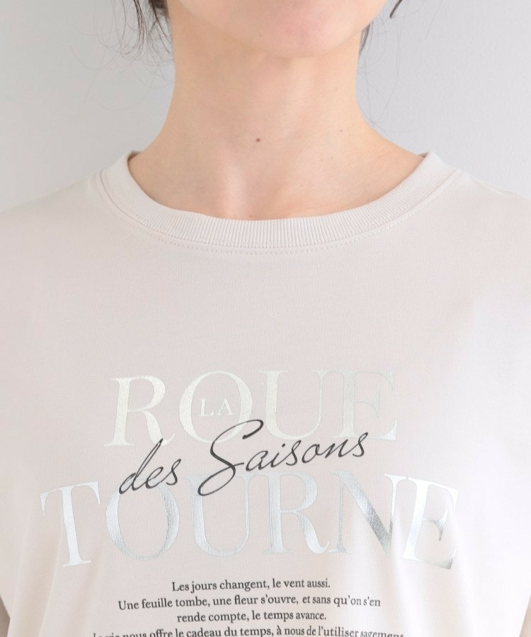 【ひんやり/S-LL/洗濯機可】色・柄選べる お袖チュールレイヤード プリントアソートTシャツ29