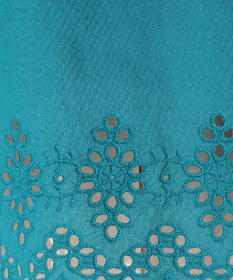 【洗濯機可/ひんやり/S-LL】裾レース切り替え ねじりお袖チュニック13