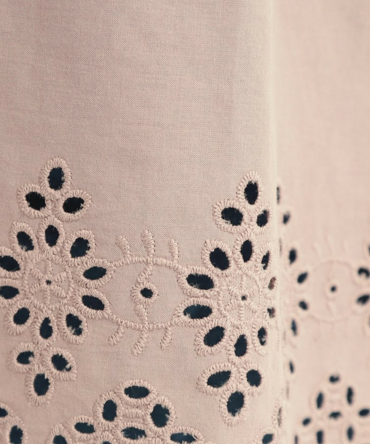 【洗濯機可/ひんやり/S-LL】裾レース切り替え ねじりお袖チュニック9