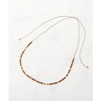 紐ビーズネックレス