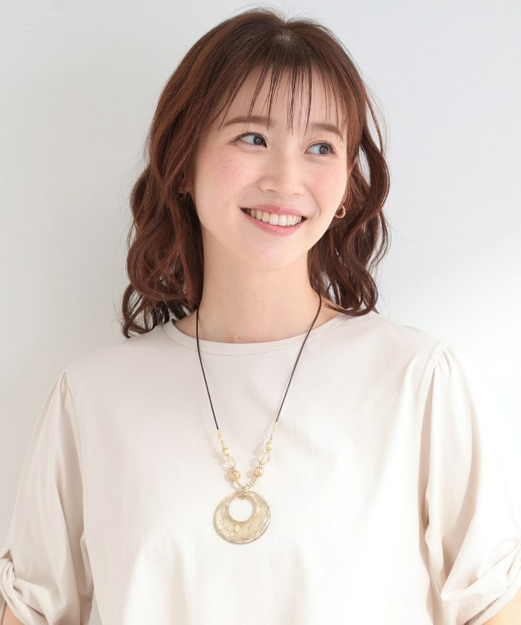 シェルミックスネックレス