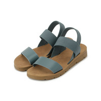 ローヒールゴムサンダル