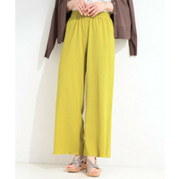 【洗濯機可/S-LL】さらさら、ゆったり 楊柳イージーワイドパンツ