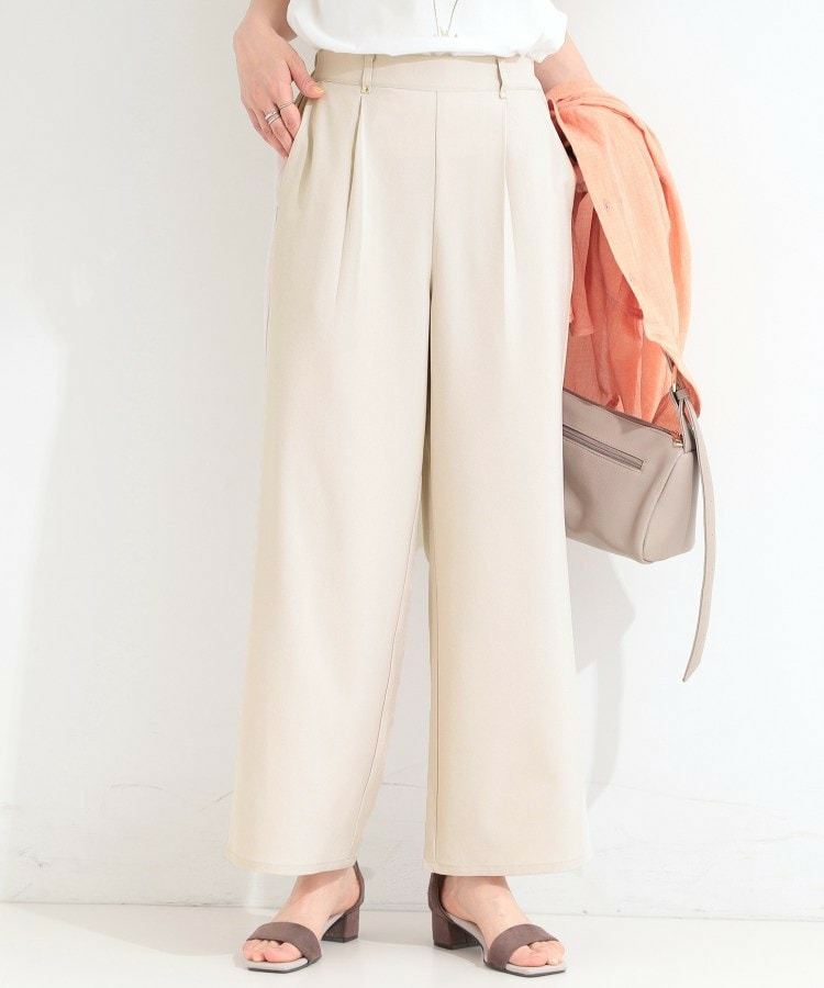 麻調ワイドパンツ