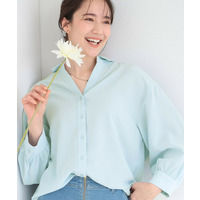 【S-LL/洗濯機可】後ろ姿も抜かりなく バックレースアップシャツ