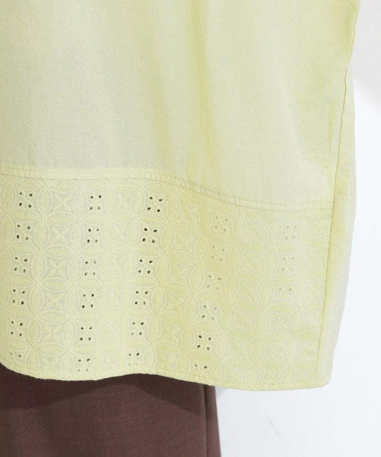 刺繍切り替え前あきブラウス19