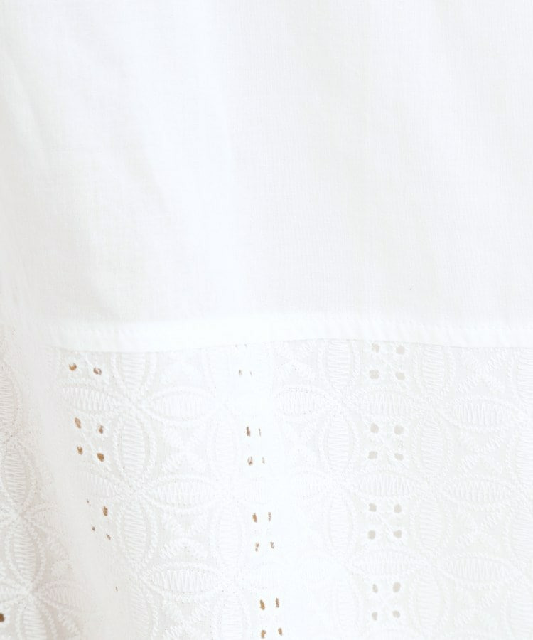刺繍切り替え前あきブラウス5