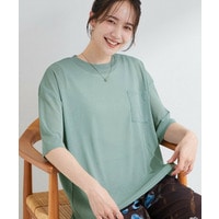 【S-LL/洗濯機可/体型カバー】ゆるっとこなれる 大人のシアースラブTシャツ
