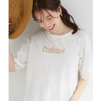 【ひんやり/UV/S-LL】柄アソート お袖レースTシャツ