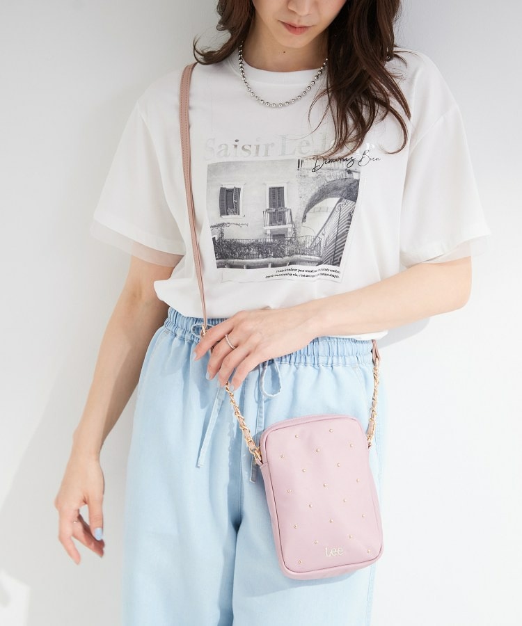 【Lee別注/撥水】スタッズミニショルダーバッグ10