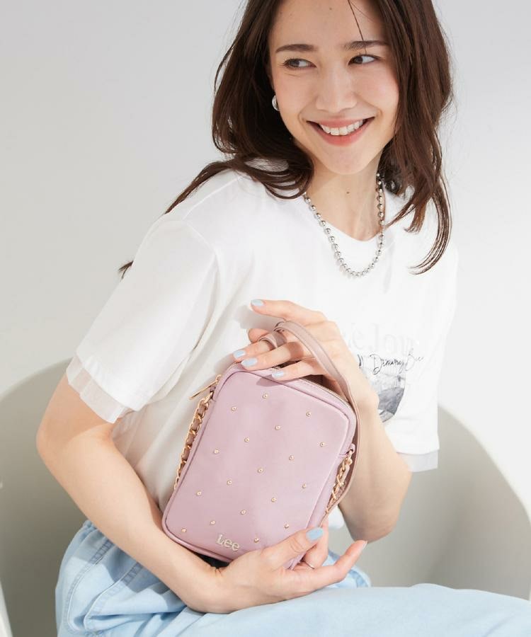 【Lee別注/撥水】スタッズミニショルダーバッグ1