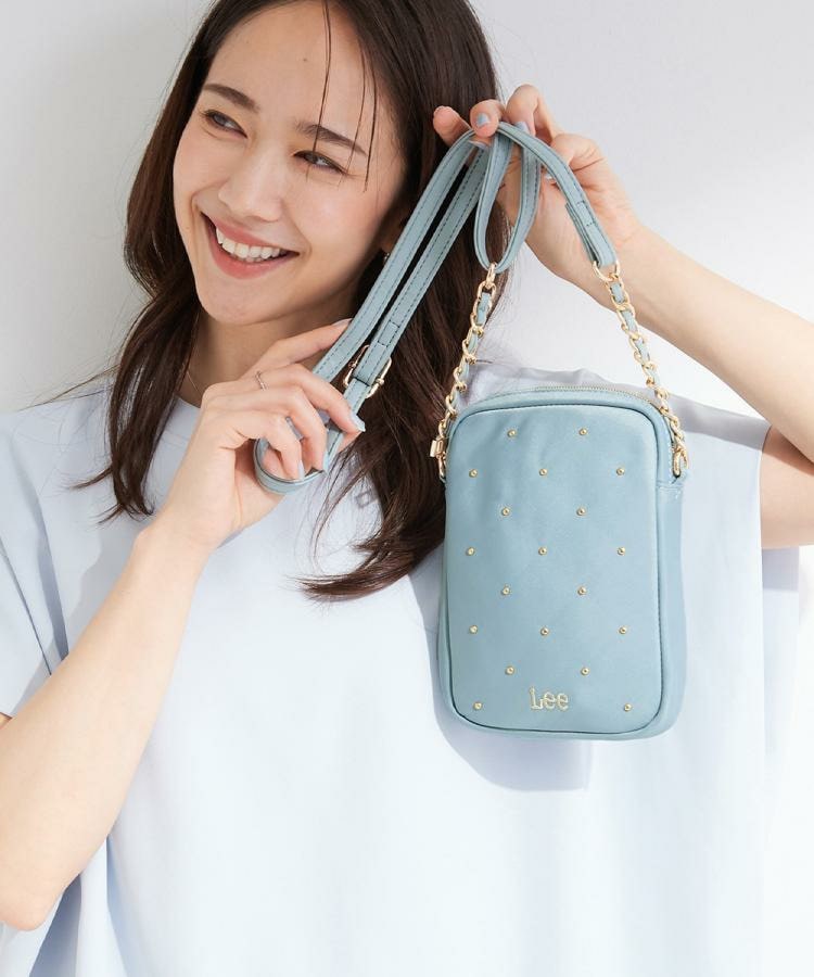 【Lee別注/撥水】スタッズミニショルダーバッグ1