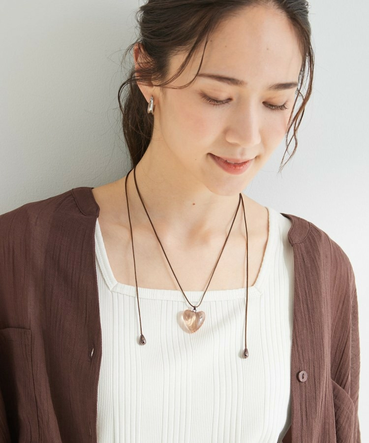 【マルチWAY】クリアハート紐ネックレス6