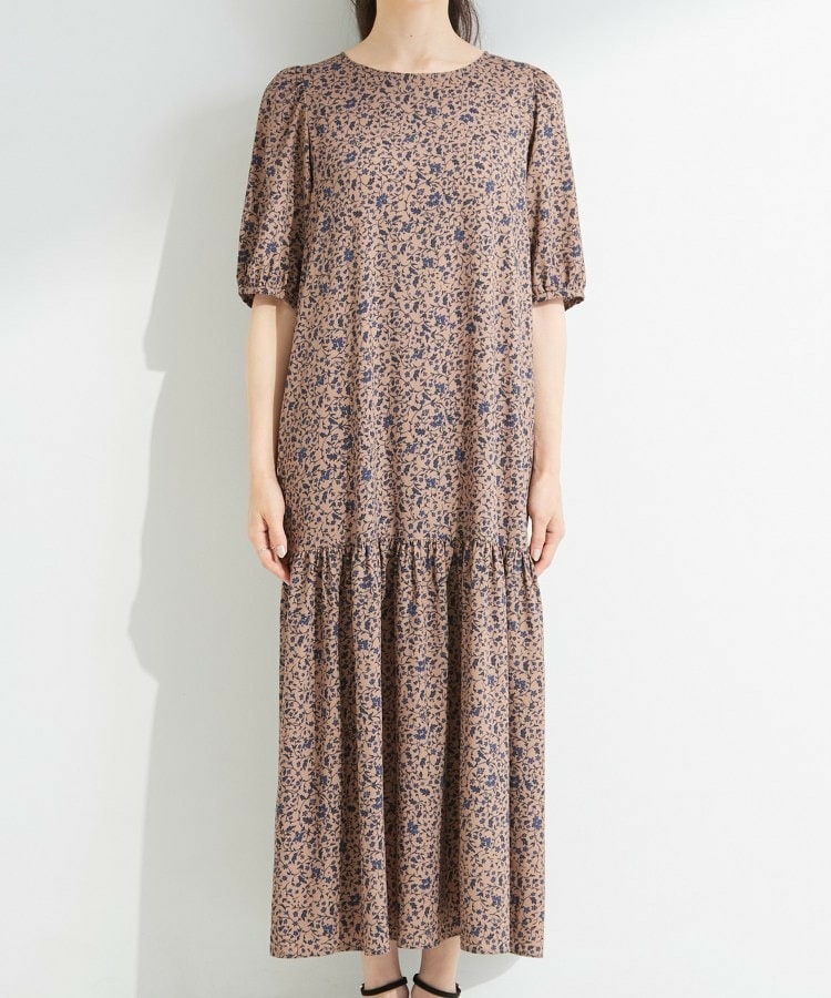 花柄ティアードワンピース10