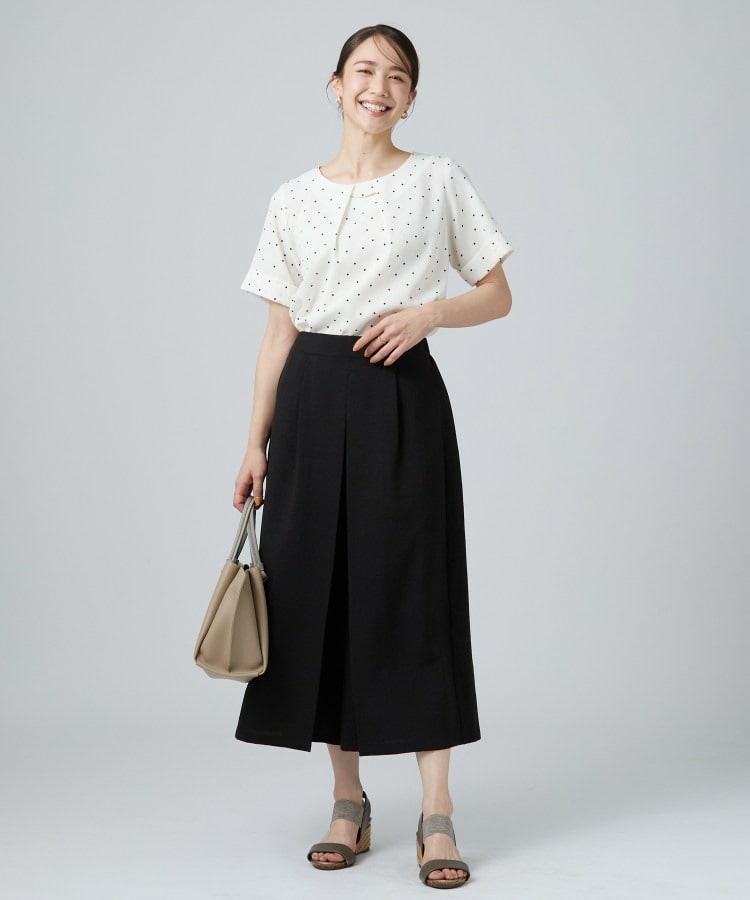 麻調タックキュロットパンツ4
